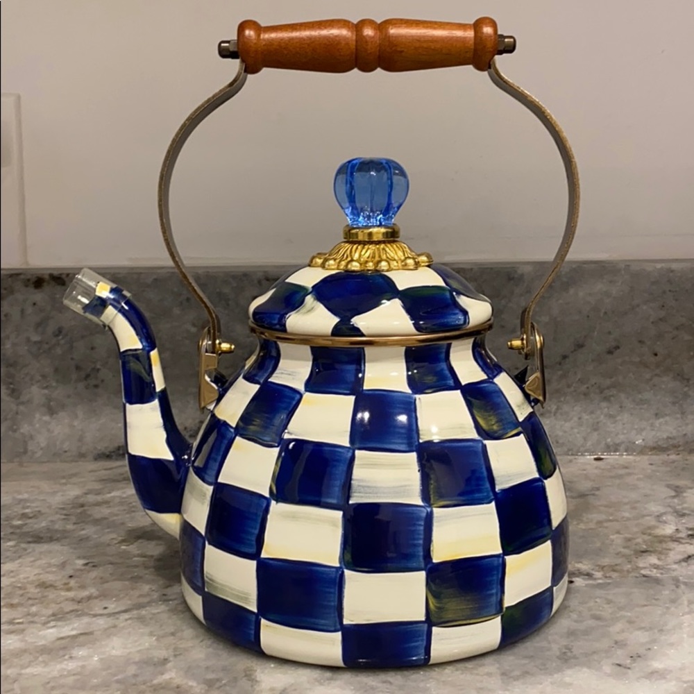 Mackenzie Childs 2 Quart Tea Pot